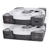 Thermaltake SWAFAN EX14 RGB PC Cooling Fan TT Premium Edition, Gehäuselüfter schwarz, 3er Pack, inkl. Controller, 140 mm
