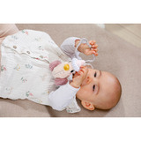 ZAPF Creation Flasche für Babys mit Rassel im Inneren und Clip, waschbar, Babyflasche 