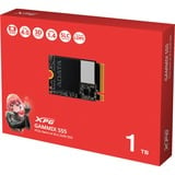 ADATA XPG GAMMIX S55 1 TB, SSD schwarz, PCIe 4.0 x4, NVMe 1.4, M.2 2230