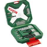 Bosch Heimwerken & Garten Akku-Schlagbohrschrauber EasyImpact 18V-40+ Zubehörset grün/schwarz, 2x Li-Ionen Akku 2,0Ah, POWER FOR ALL ALLIANCE