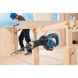 Bosch Professional Akku-Säbelsäge GSA 18V-32 Professional solo, 18Volt blau/schwarz, ohne Akku und Ladegerät, im Koffer