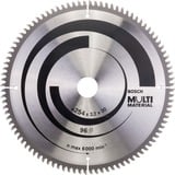 Bosch Professional PRO Multi Material Kreissägeblatt, Ø 254mm, 96Z Bohrung 30mm, für Kapp- & Gehrungssägen