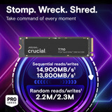 Crucial T710 4 TB, SSD PCIe 5.0 x4, NVMe 2.0, M.2 2280