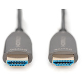 Digitus HDMI AOC Hybrid Glasfaserkabel, UHD 8K schwarz, 30 Meter