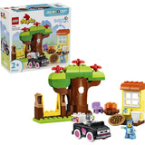 LEGO 10469 DUPLO Bluey Pizza-Schwestern mit Muffin und Bluey, Konstruktionsspielzeug 