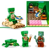 LEGO 21254 Minecraft Das Schildkrötenstrandhaus, Konstruktionsspielzeug 