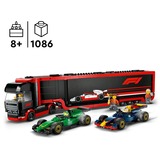 LEGO 60445 City F1 Transporter mit RB20 & AMR24 F1 Rennautos, Konstruktionsspielzeug 
