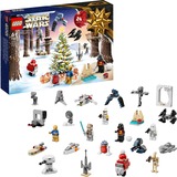 LEGO 75340 Star Wars Adventskalender 2022, Konstruktionsspielzeug Mit Minifiguren Gonk Droid, R2-D2, Darth Vader und baubaren Fahrzeugen