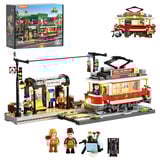 Lumibricks Historische Straßenbahn und Bahnhof, Konstruktionsspielzeug 