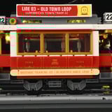 Lumibricks Historische Straßenbahn und Bahnhof, Konstruktionsspielzeug 