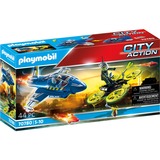 PLAYMOBIL 70780 City Action Polizei-Jet: Drohnen-Verfolgung, Konstruktionsspielzeug