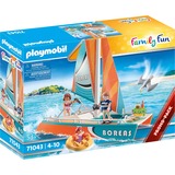 PLAYMOBIL 71043 Family Fun Katamaran, Konstruktionsspielzeug 