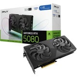 PNY GeForce RTX 5080 Slim OC, Grafikkarte DLSS 4, 3x DisplayPort, 1x HDMI 2.1