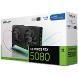 PNY GeForce RTX 5080 Slim OC, Grafikkarte DLSS 4, 3x DisplayPort, 1x HDMI 2.1