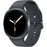 SAMSUNG Galaxy Watch8, Smartwatch dunkelgrau, 44 mm, Sport Band M/L