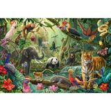 Schmidt Spiele Bunte Tierwelt im Dschungel, Puzzle 100 Teile