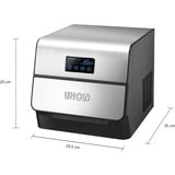 Unold Eiswürfelbereiter Edel edelstahl/schwarz, 150 Watt Kompressor