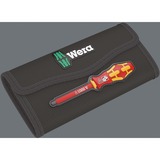 Wera Kraftform Kompakt VDE 16 extra slim 1 Tool Finder, 16-teilig, Schraubendreher rot/gelb, inkl. Steckgriff, Phasenprüfer, VDE-Wechselklingen