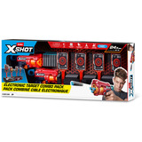 ZURU XSHOT Interaktive Zielscheibe & Fury 4 2er Pack, Dartblaster 