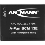 Ansmann Kamera-Akku A-Pan DMW-BCM13E  schwarz, Ersatzakku baugleich mit Panasonic Lumix DMC-TZ 41, FT 5
