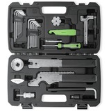 Birzman Essential tool box, mit Werkzeugkoffer , Werkzeug-Set schwarz, 13-teilig, für Fahrräder