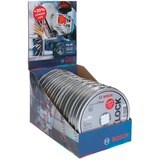 Bosch PRO Stainless Steel and Metal X-LOCK Trennscheibe, Ø 125mm 10 Stück, Bohrung 22,23mm, WA 60 T BF, gerade