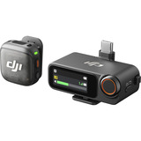 DJI Mic 3 , Mikrofon schwarz, (1 Sender + 1 Empfänger)