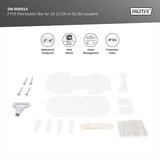 Digitus FTTH Verteiler Box für 16 LC/DX oder SC/SX Kupplungen, Spleißbox 