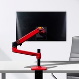 Ergotron LX Monitor Arm, Monitorhalterung rot/schwarz