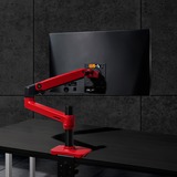 Ergotron LX Monitor Arm, Monitorhalterung rot/schwarz