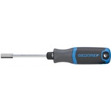 GEDORE Magazin-Schraubendreher mit Knarrenfunktion SilentGEAR 1/4" schwarz/blau, mit 12 Bits