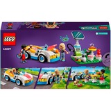 LEGO 42609 Friends E-Auto mit Ladestation, Konstruktionsspielzeug 