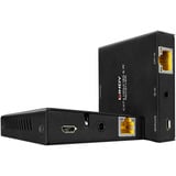 Lindy HDMI & IR Extender, HDMI Verlängerung schwarz, 50m, Cat.6, 18G 