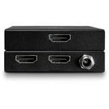 Lindy HDMI & IR Extender, HDMI Verlängerung schwarz, 50m, Cat.6, 18G 
