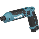 Makita Akku-Knickschlagschrauber TD023DSE, 7,2 Volt blau/schwarz, 2x Li-Ionen Akku 1,5Ah