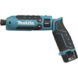 Makita Akku-Knickschlagschrauber TD023DSE, 7,2 Volt blau/schwarz, 2x Li-Ionen Akku 1,5Ah