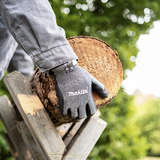 Makita Arbeitshandschuhe P-84729, Gr. L (9), Schnittfestigkeit F/7 schwarz/grau, 1 Paar