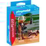 PLAYMOBIL 71168 specialPLUS Forscher mit jungem Kaiman, Konstruktionsspielzeug 