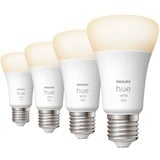 Philips HUE White E27, LED-Lampe Viererpack, ersetzt 60 Watt