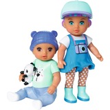 ZAPF Creation BABY born® Minis 2er Set Tom und Becky, Puppe