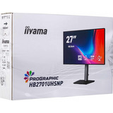 iiyama ProGraphic HB2701UHSNP-B1, LED-Monitor 68.5 cm (27 Zoll), schwarz (matt), UltraHD/4K, IPS, HDMI, DP, USB-C, USB-Hub