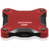 ADATA SD620 512 GB, Externe SSD rot, Micro-USB-B 3.2 Gen 2 (10 Gbit/s)