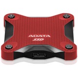 ADATA SD620 512 GB, Externe SSD rot, Micro-USB-B 3.2 Gen 2 (10 Gbit/s)