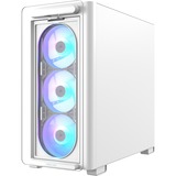 ASUS A23 PLUS TG ARGB , Tower-Gehäuse weiß, Tempered Glass