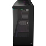 Aerocool Pivot-G-BK-v3, Tower-Gehäuse schwarz, Tempered Glass x 2