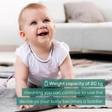 Beurer BY 90 Babywaage mit gewölbter Wiegefläche weiß