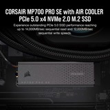 Corsair MP700 PRO SE mit Luftkühler 4 TB, SSD PCIe 5.0 x4 NVMe 2.0, M.2 2280 