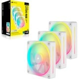 Corsair iCUE LINK LX120 RGB, Gehäuselüfter weiß, 3er Pack, 120 mm