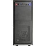 Inter-Tech IT-8862 Plaid, Tower-Gehäuse schwarz, Abschließbar
