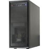 Inter-Tech IT-8862 Plaid, Tower-Gehäuse schwarz, Abschließbar